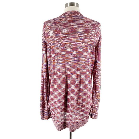 Free People Into the Night Striped Longline Tunic Buttoned Cardigan Small - Picture 4 of 9